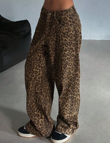 Blugi Dazy, animal print