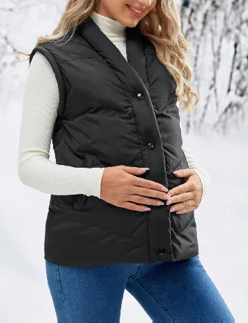 Vesta SHEIN Maternity, negru Negru