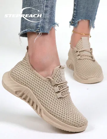 Adidasi SHEIN, crem Crem