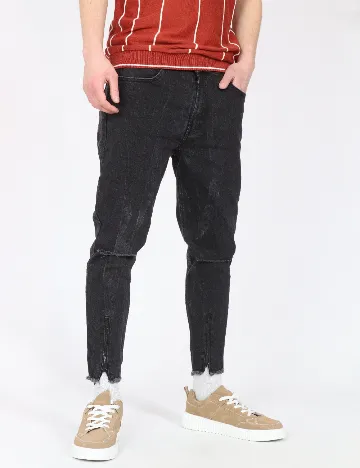 Blugi Zara, negru Negru