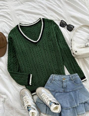 Bluza SHEIN, verde