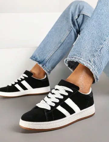 Adidasi SHEIN, negru Negru