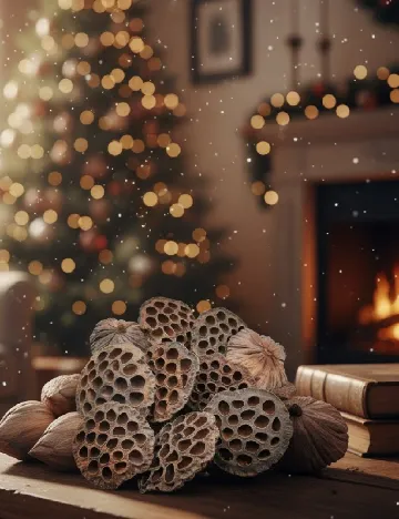 Materiale decorative naturale din lotus Home Accents, maro Maro