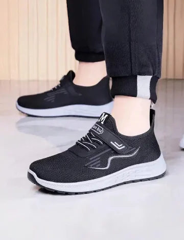 Adidasi SHEIN, negru Negru