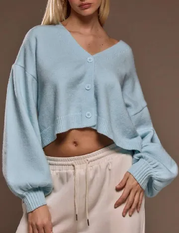 Cardigan Musera, bleu Albastru