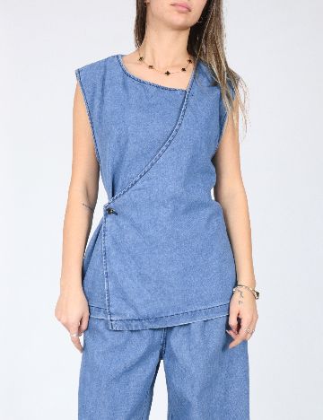 Compleu Dazy, albastru