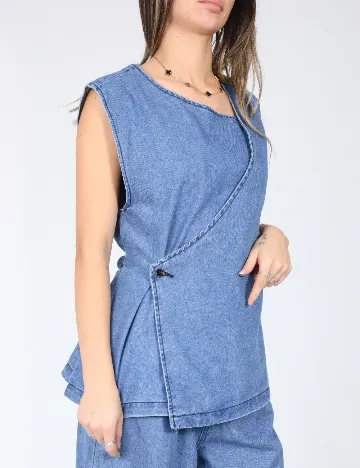 Compleu Dazy, albastru Albastru