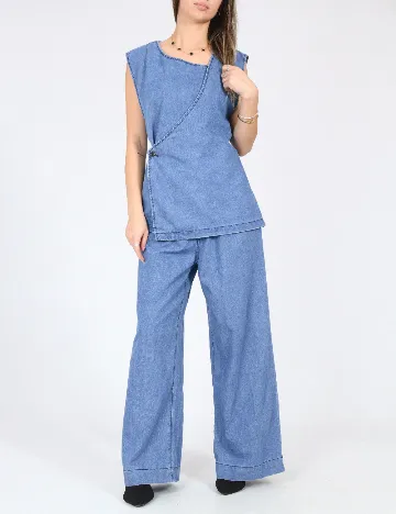 Compleu Dazy, albastru Albastru