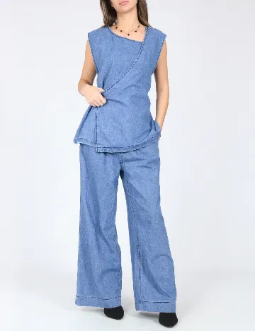 Compleu Dazy, albastru Albastru