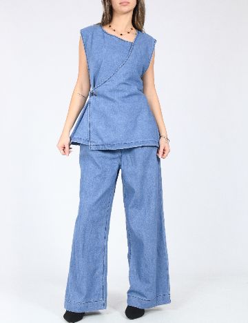 Compleu Dazy, albastru