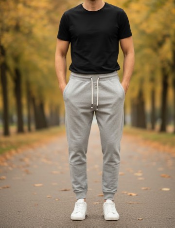 Pantaloni Pull&Bear, gri