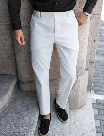 Pantaloni SHEIN, alb Alb