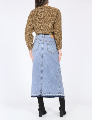 Fusta SHEIN, albastru