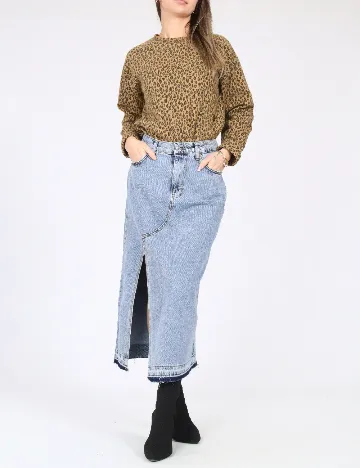 Fusta SHEIN, albastru Albastru