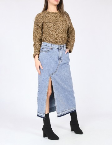 Fusta SHEIN, albastru