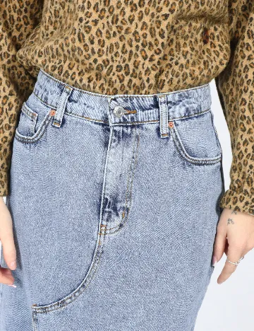 Fusta SHEIN, albastru Albastru