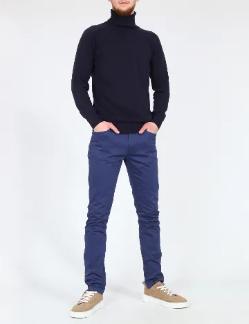 Pantaloni Zara, albastru Albastru