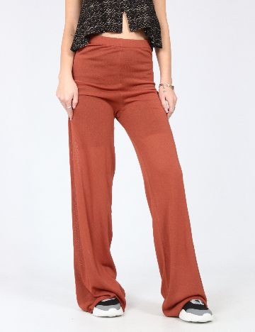 Pantaloni Zara, maro