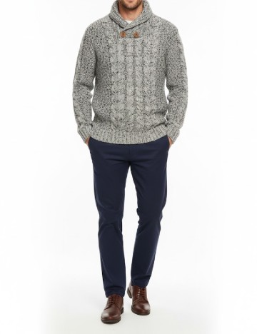 Pulover Pull&Bear, gri