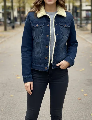 Jacheta Zara, bleumarin Albastru