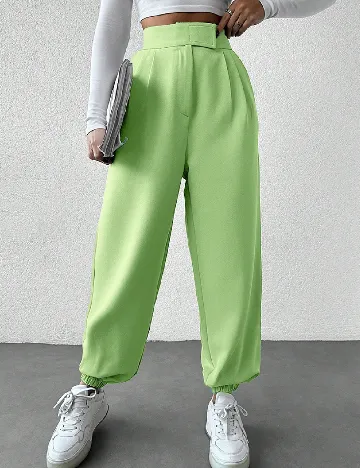 Pantaloni SHEIN, verde Verde