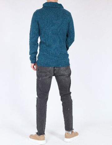 Pulover Pull&Bear, albastru