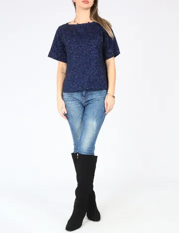 Bluza Oversize Zara, albastru Albastru