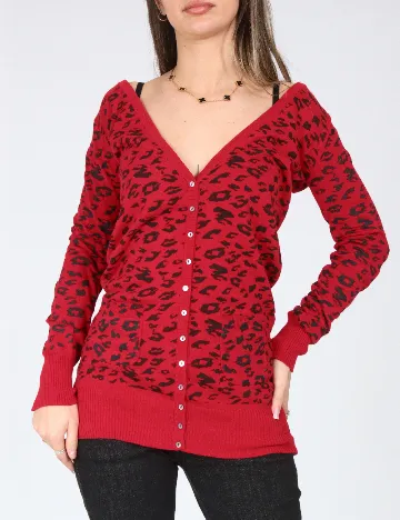 Cardigan Zara, rosu Rosu