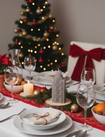 Lumanare decorativa, gri Gri