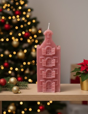 Lumanare decorativa, maro