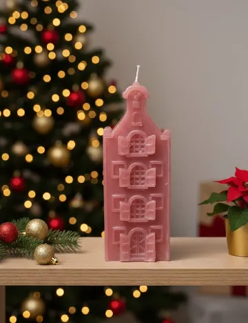 Lumanare decorativa, maro Maro