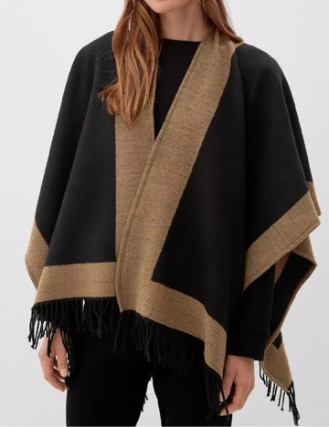 Poncho s.Oliver, negru/maro
