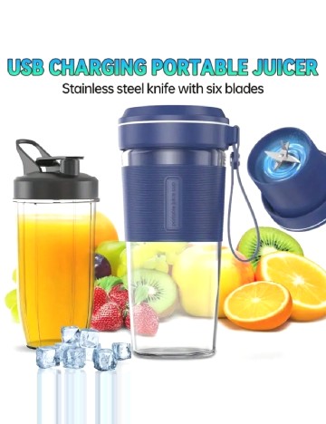 Blender portabil SHEIN, albastru