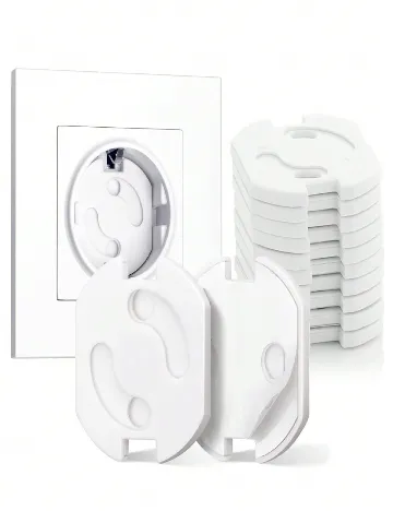 Set protectii pentru prize 30 buc. SHEIN, alb Alb