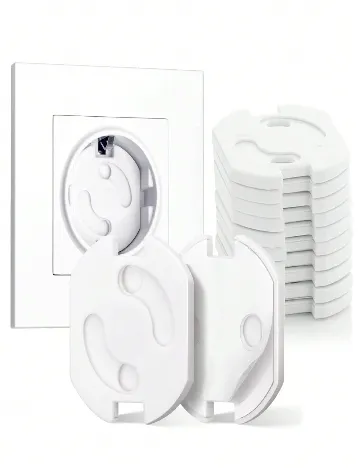 Set protectii pentru prize 30 buc. SHEIN, alb Alb