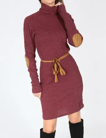 Rochie medie Zara, visiniu Rosu