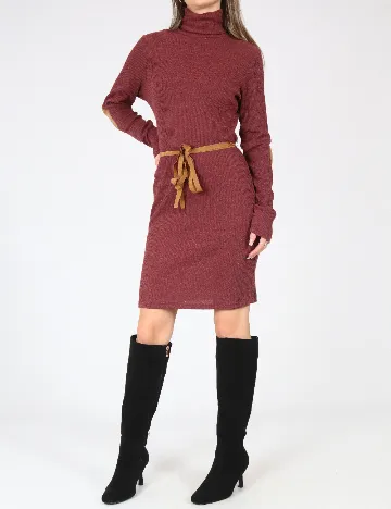 Rochie medie Zara, visiniu Rosu