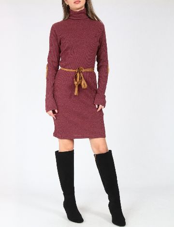 Rochie medie Zara, visiniu