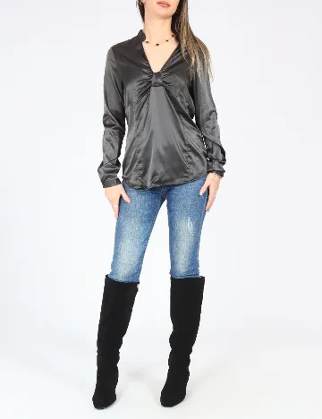 Bluza Zara, gri inchis Gri