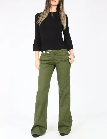 Blugi Zara, verde Verde