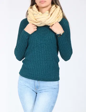 Esarfa circulara s.Oliver, galben Galben