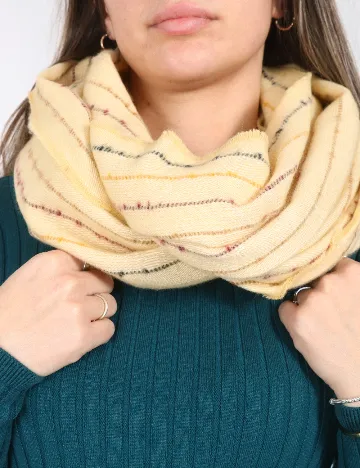Esarfa circulara s.Oliver, galben Galben