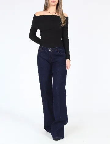 Blugi Zara, albastru Albastru