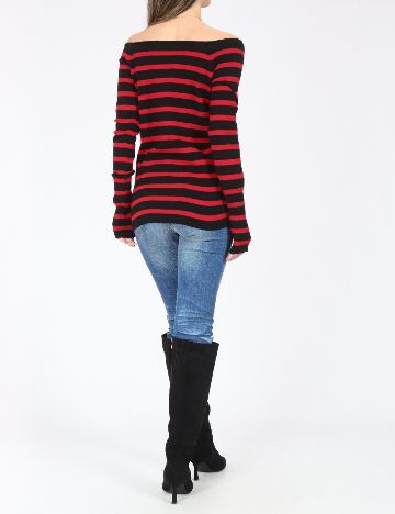 Bluza Zara, rosu/negru