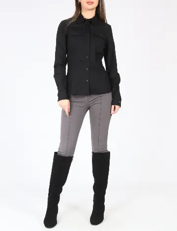 Camasa Zara, negru Negru