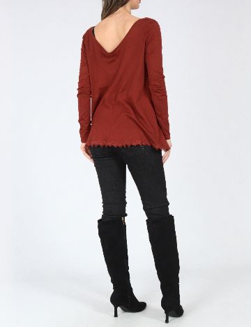 Bluza Bershka, caramiziu