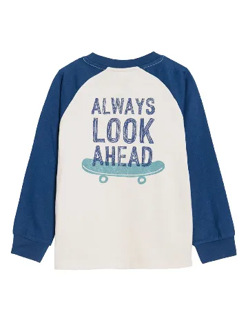 Bluza Cool Club, crem/albastru Crem