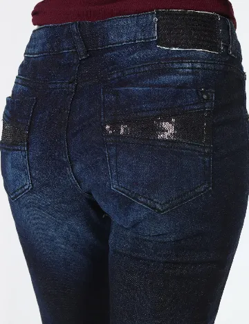 Blugi Zara, albastru Albastru