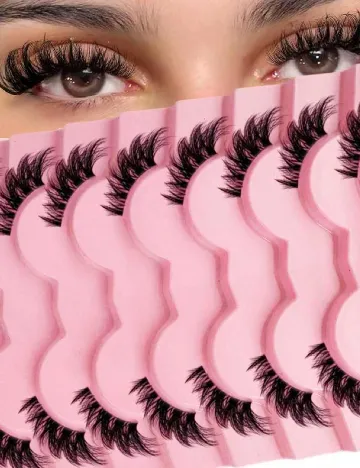 Gene false 9 perechi SHEIN, negru Negru