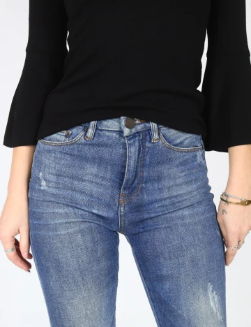 Blugi Zara, albastru Albastru